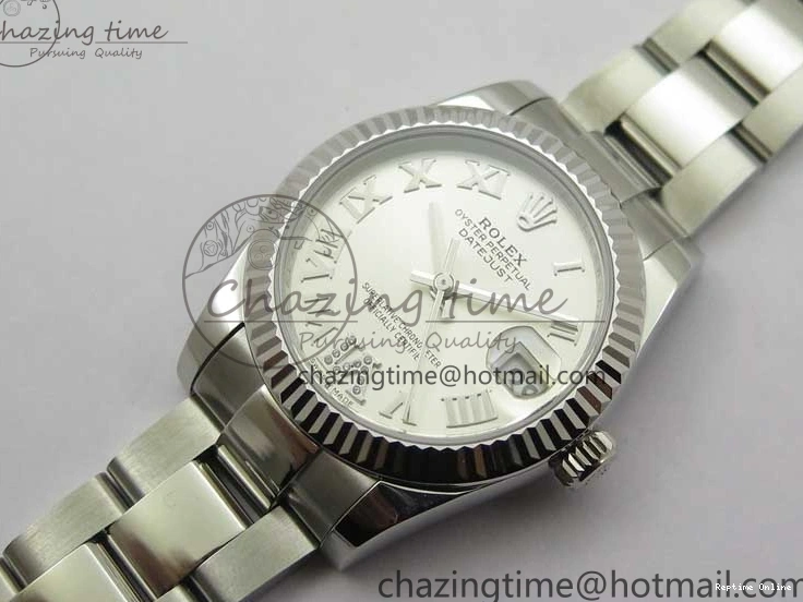 0104 Datejust 31mm 278271 SS BP Maker Best Edition Silver Roman Dial on Oyster Bracelet Trendy 2746